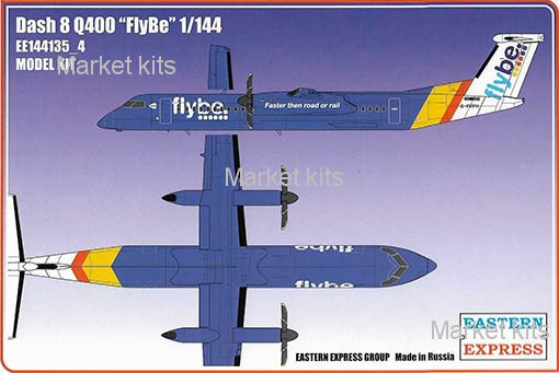 

Авиалайнер Dash 8 Q400 "FlyBe" 1:144 Eastern Express (EE144135-04)