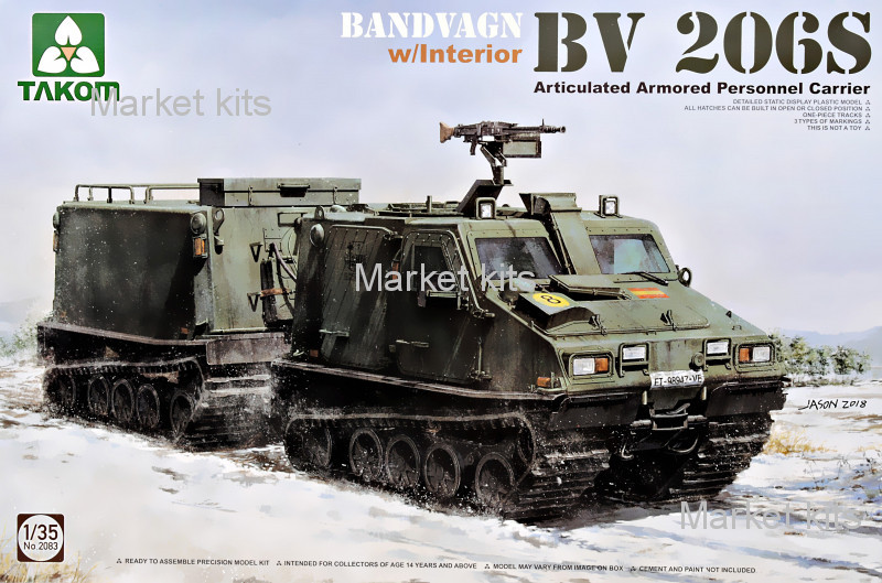 

Бронетранспортер Bandvagn Bv 206S 1:35 Takom (TAKOM2083)
