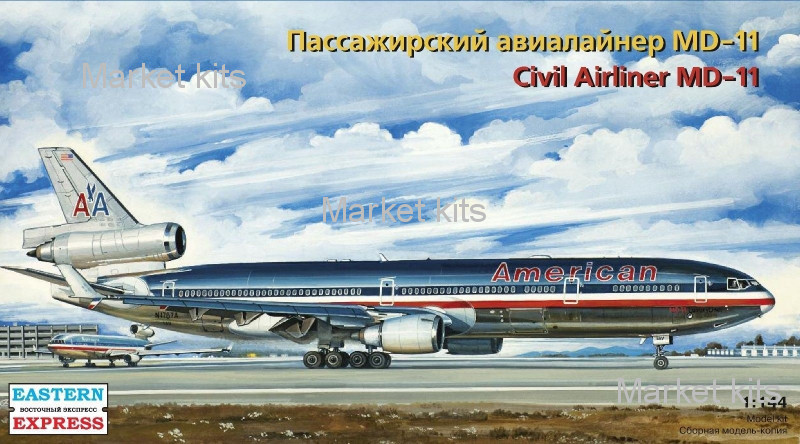 

Пассажирский авиалайнер MD-11, American 1:144 Eastern Express (EE144107)