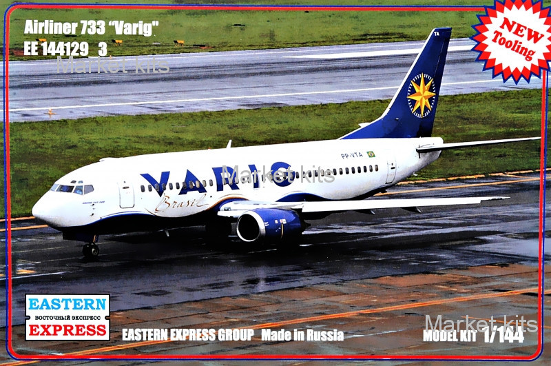 

Авиалайнер 733 "Varig" 1:144 Eastern Express (EE144129-03)