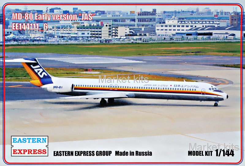 

Авиалайнер MD-80 "JAS", ранняя версия 1:144 Eastern Express (EE144111-06)
