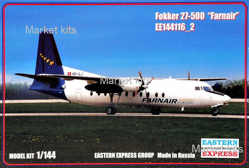 

Пассажирский самолет Fokker 27-500 "Farnair" 1:144 Eastern Express (EE144116-02)