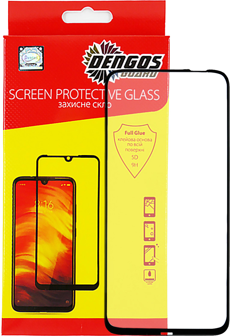 

Защитное стекло DENGOS для Huawei P Smart 2020 Black (TGFG-131)