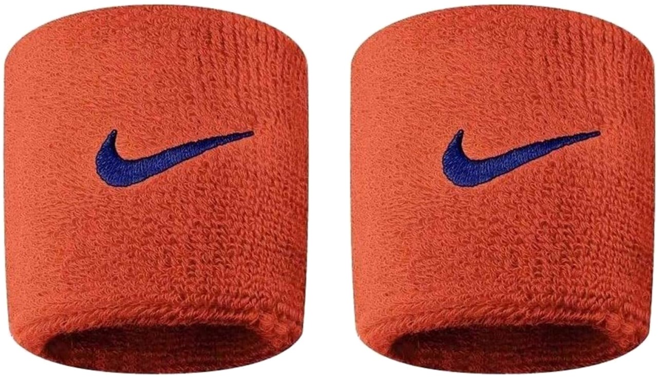 Напульсники Nike Swoosh Wristbands 2 PK Team Orange/College Navy OSFM ...