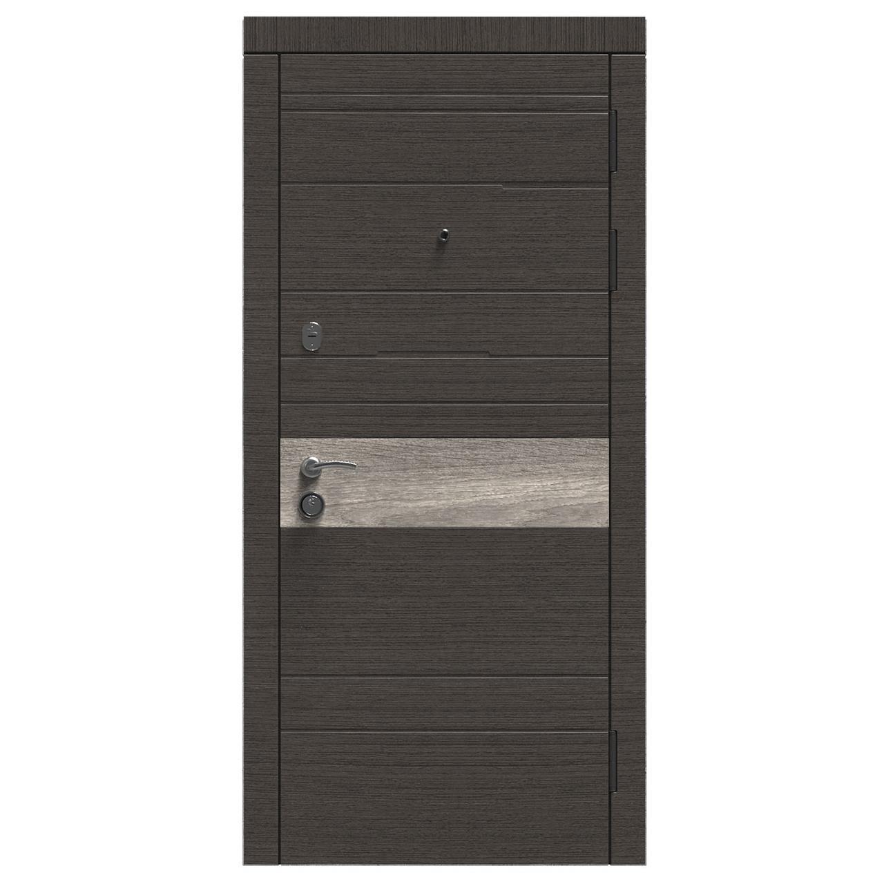 

Двері вхідні SARMAK COMBO Тіфані Квартира Класік 870х2060 Венге сірий горизонт