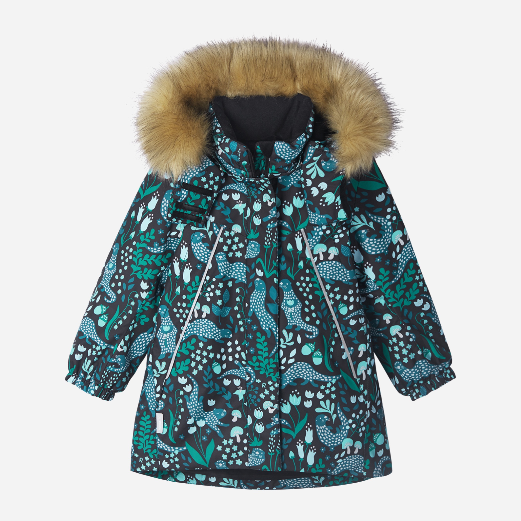Акція на Підліткова зимова термо куртка для дівчинки Reima Muhvi 521642-9998 140 см від Rozetka