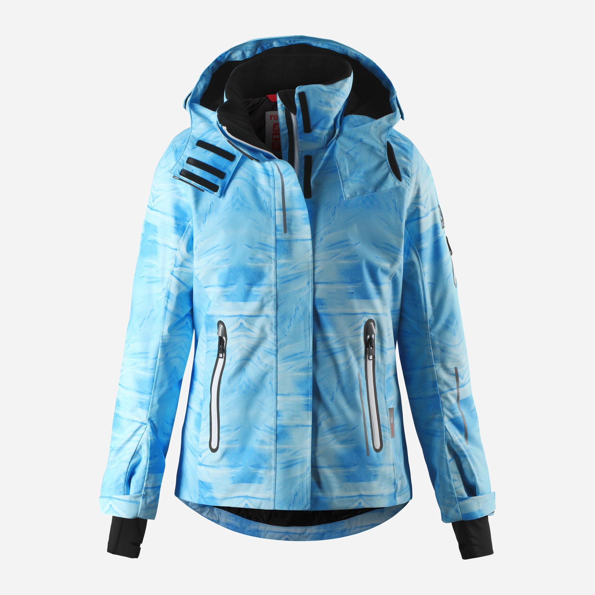 Акція на Дитяча зимова термо лижна куртка для дівчинки Reima Frost 531430B-6241 128 см від Rozetka
