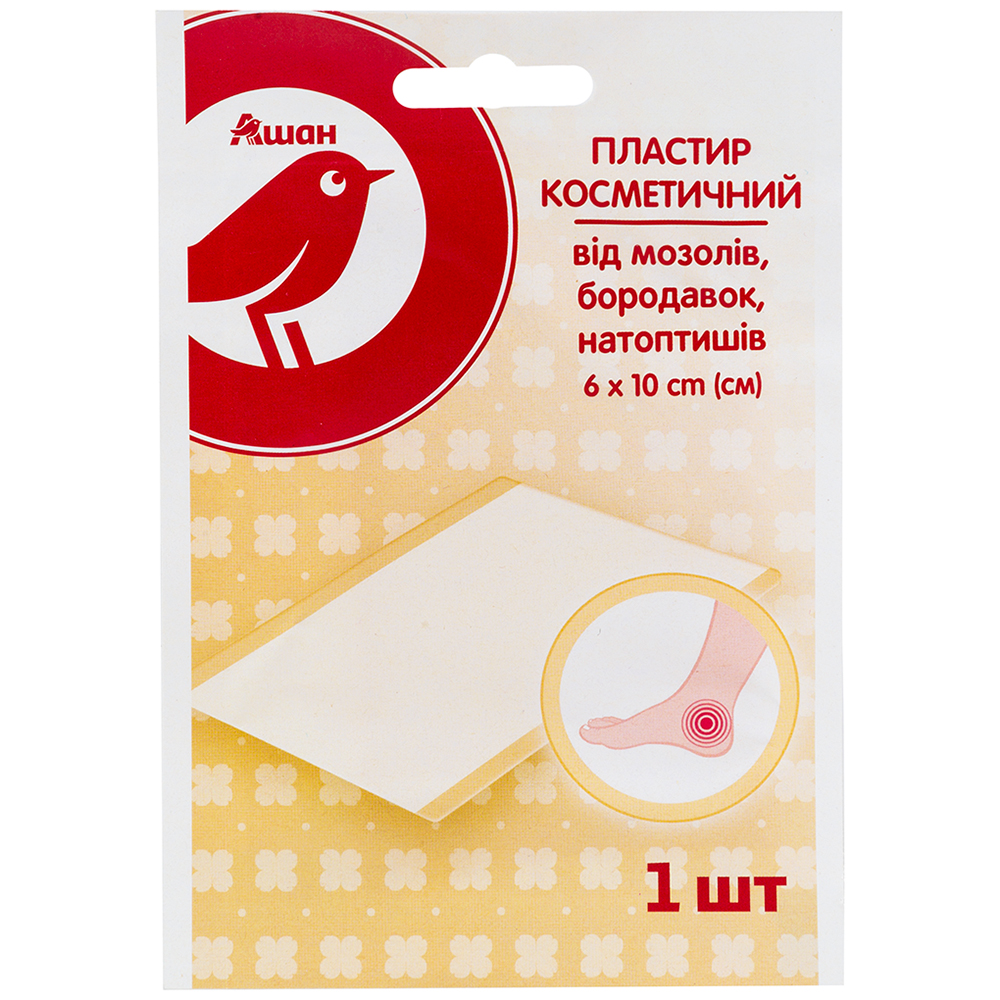 Пластырь от мозолей Auchan, 6 х 10 см – низкие цены, кредит, оплата ...