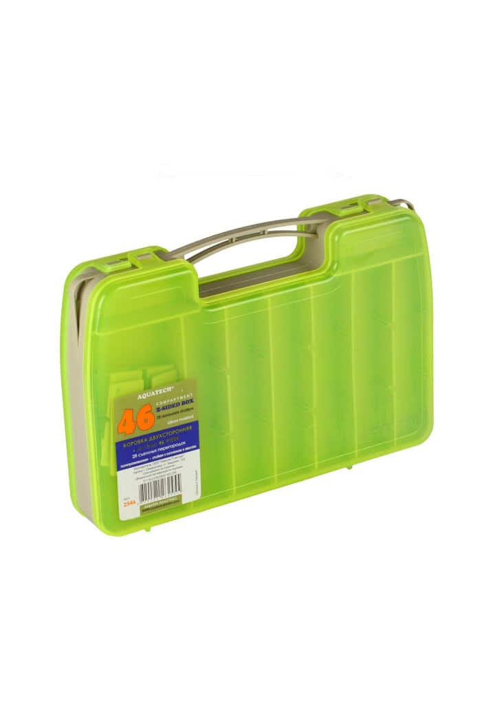 

Коробка Для Рыболовных Снастей Aquatech 2546 14-46 Ячеек Двусторонняя Sf-4091