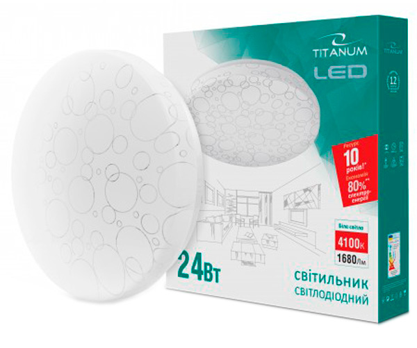 

Потолочный светильник TITANUM 24W 4100K 220V (24983)