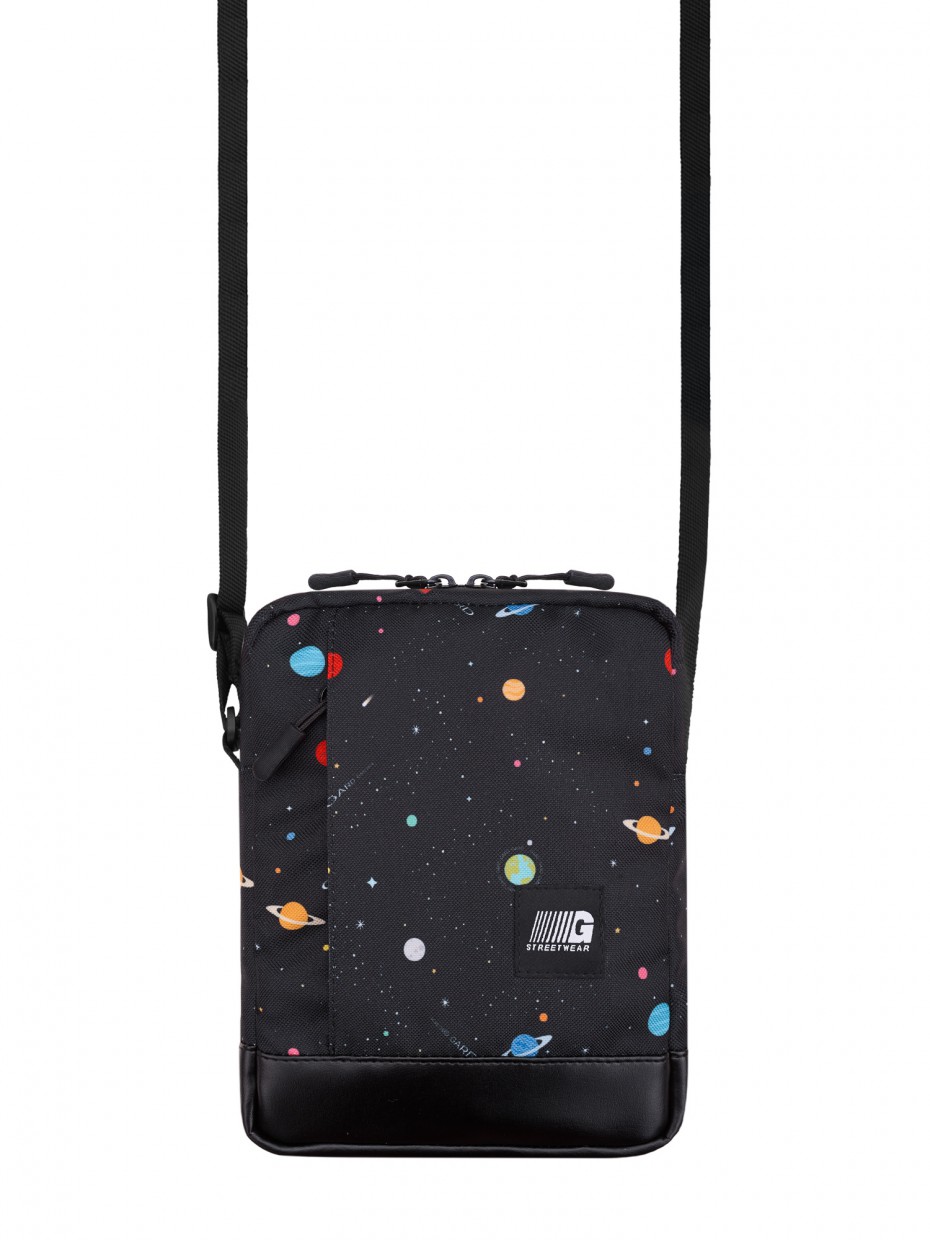

Сумка через плечо GARD MESSENGER COPYLEATHER космос 4/20 черный 2842
