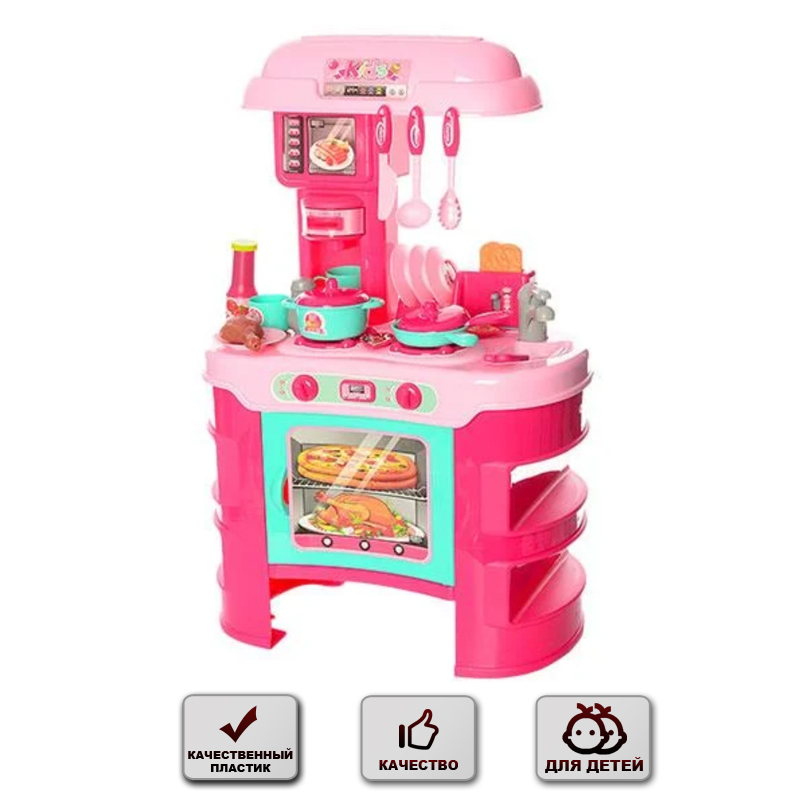 

Детская кухня игровая + звуковыми и световыми эффектами Lov Toys (008-908)