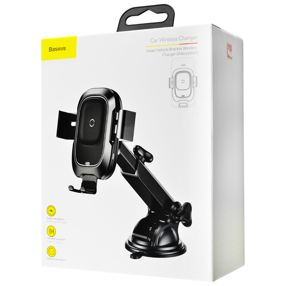 

Автомобильная беспроводная зарядка Baseus Smart Vehicle Bracket (Osculum Type） черный