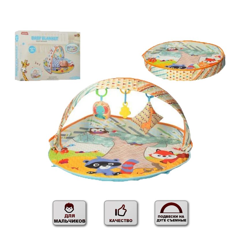 

Детский коврик манеж игровой развивающий для малыша Lov Toys (023-024)