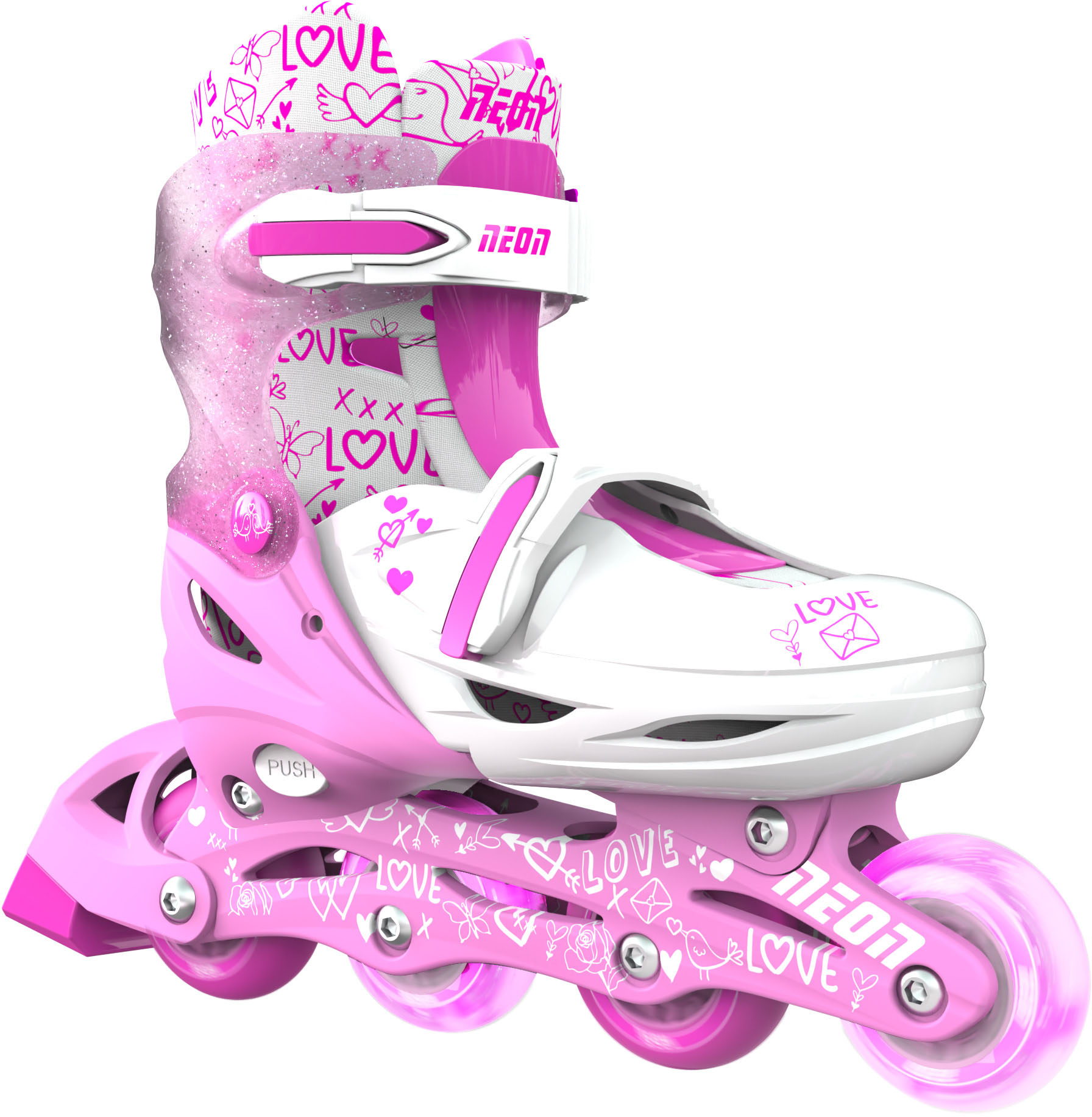 Роликовые коньки Neon Combo Skates Розовые 30-33 (NT09P4) – фото ...