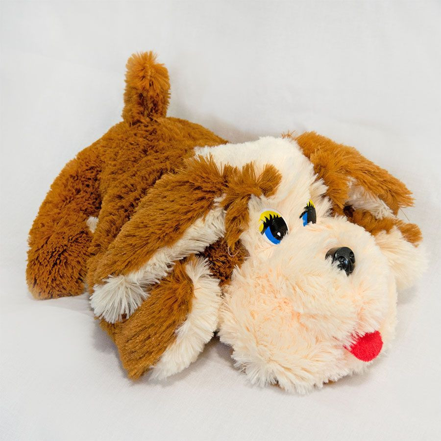 

Мягкая игрушка Собака Пуфик Good Tokki Toys Коричневая