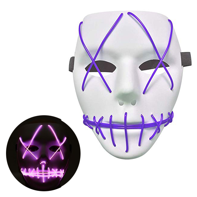 

Неоновая Маска для вечеринок с подсветкой UFT LED Mask 1 Violet