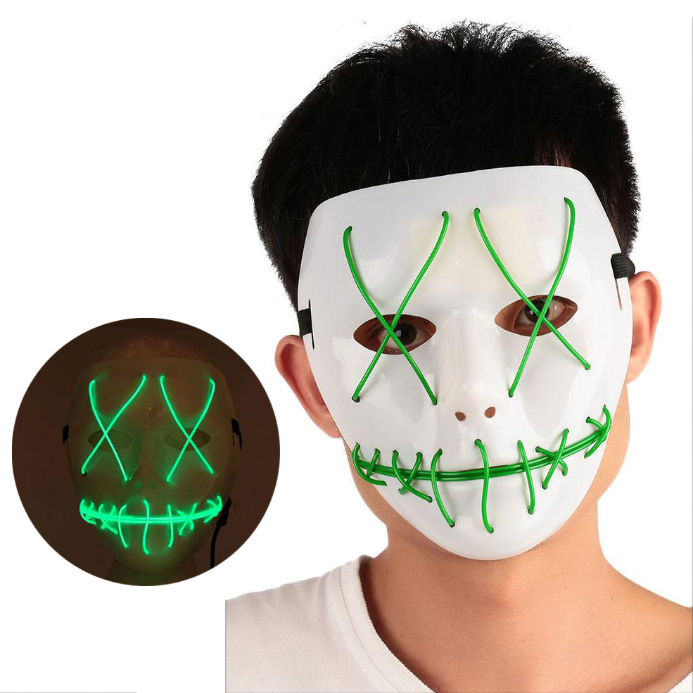 

Неоновая Маска для вечеринок с подсветкой UFT LED Mask 1 Green