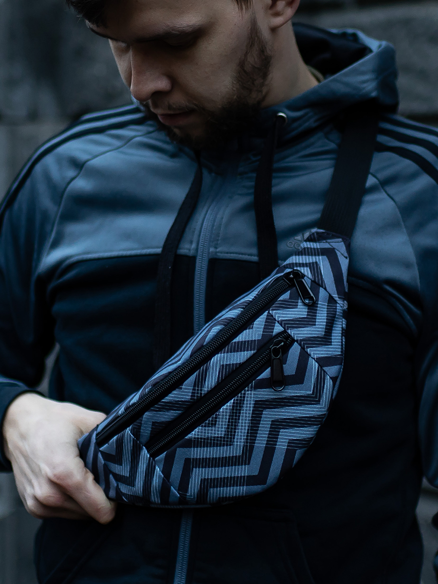 

Поясная сумка (бананка) Mama Kazala Lock 32 Синий