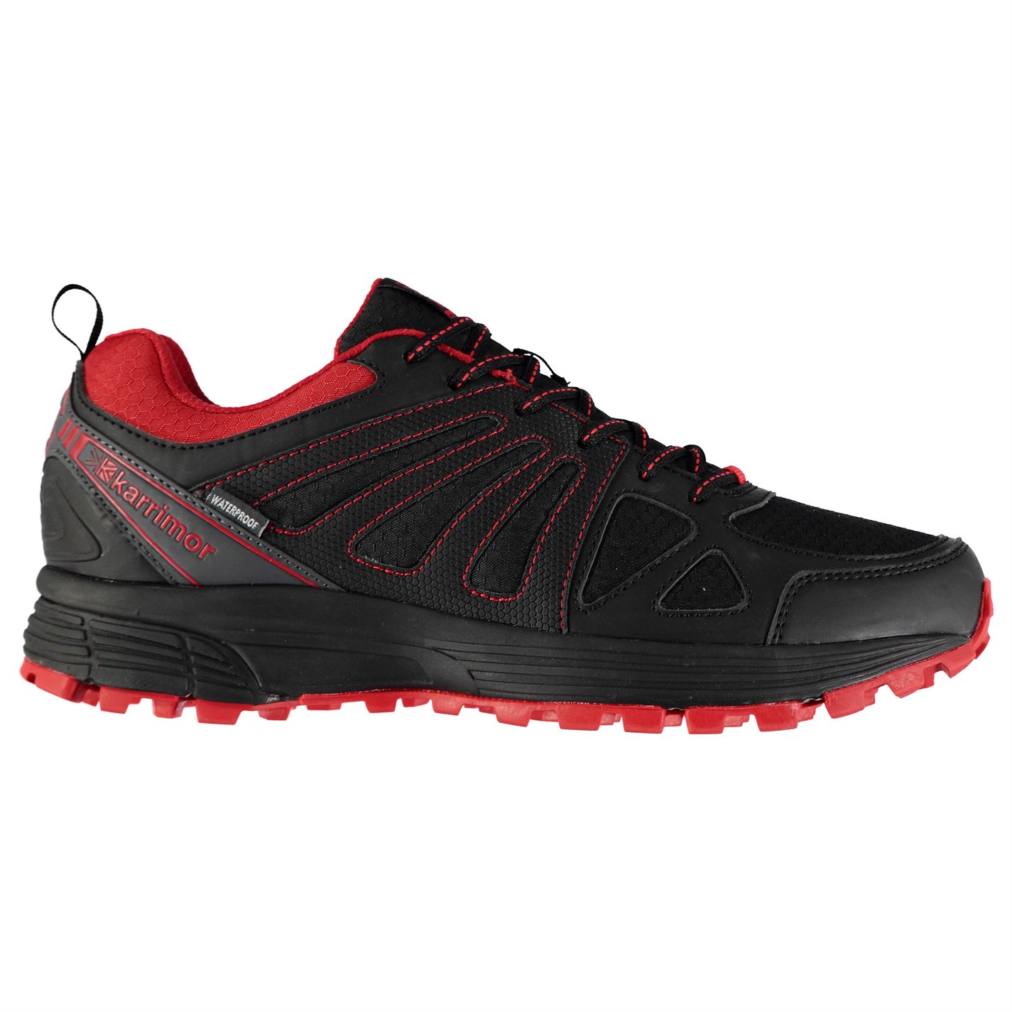 

Кроссовки Karrimor Caracal Waterproof Trail Running Shoes Mens 46 (29,5) Черный/Красный
