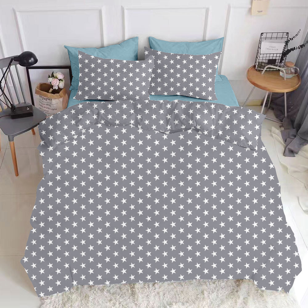 

Комплект постельного белья Cosas натурального Stars B Grey El Sky 160х220