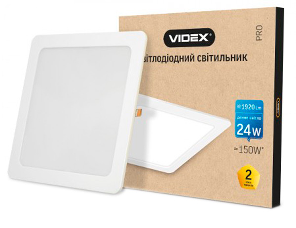

Светильник точечный VIDEX 24W 5000K 220V (24881)