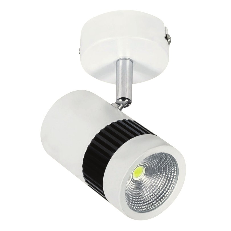 

Светильник Светодиодный спот LED настенно-потолочный Horoz Electric TOKYO 4200K 8W поворотный белый 017-002-0008