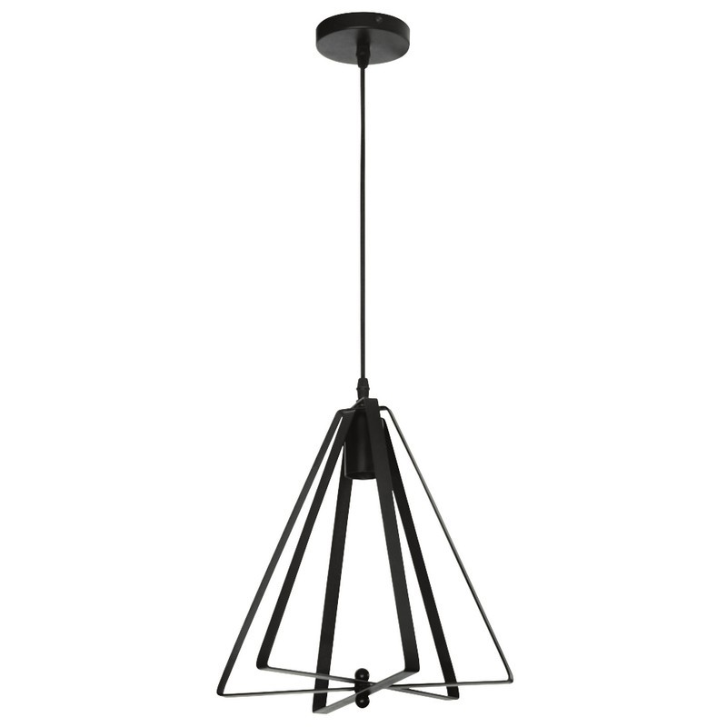 

Светильник подвесной складывающийся Horoz Electric MAXWELL E27 металл черный 021-012-0001