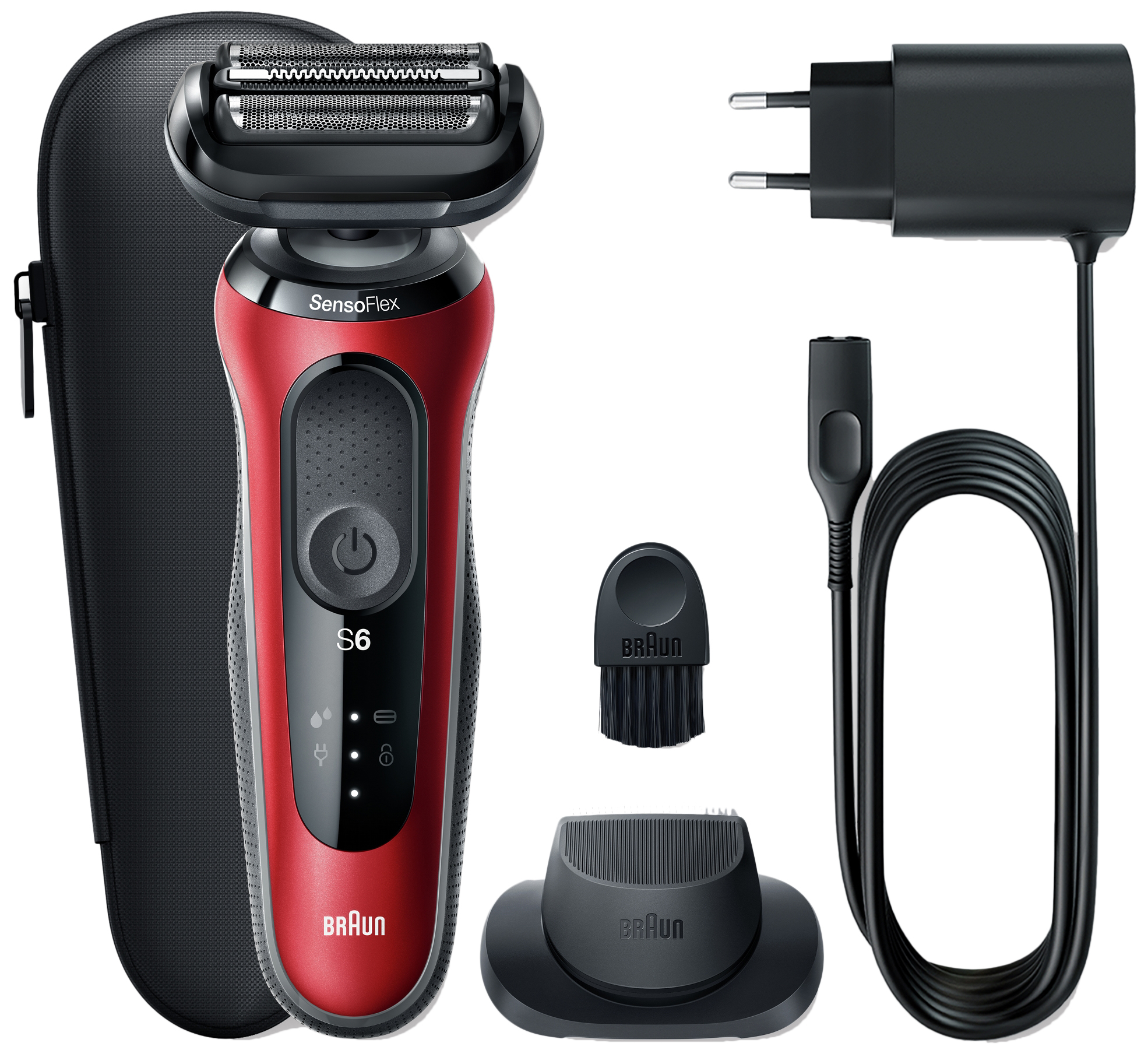 

Электробритва BRAUN Series 6 60-R1200s RED/BLACK