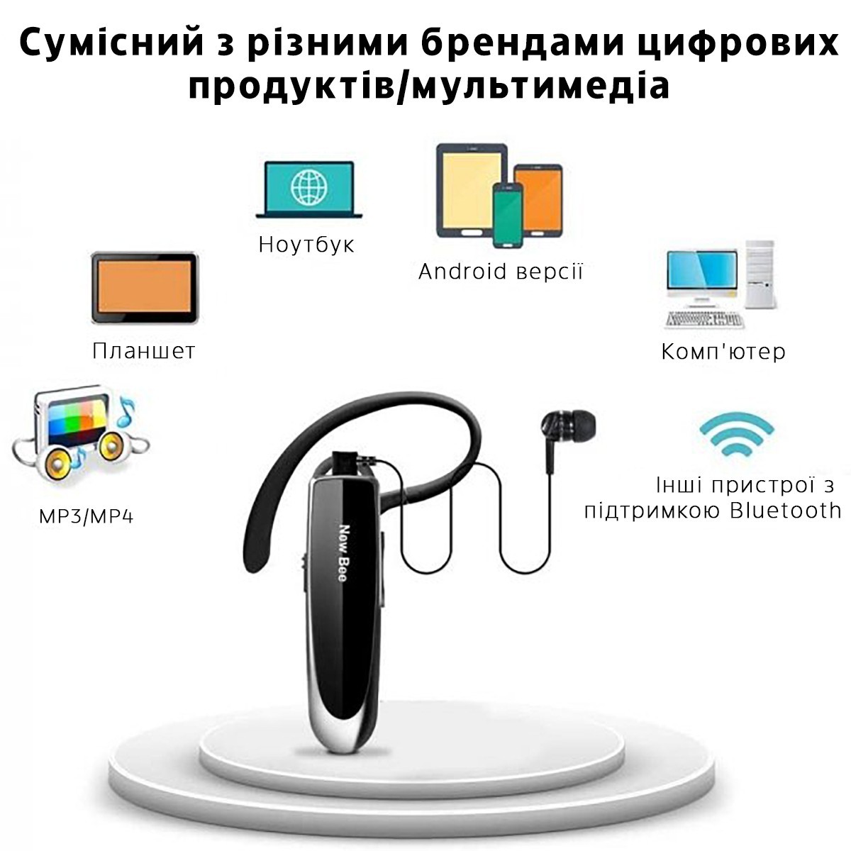 Bluetooth-гарнитуры 11 - 30 м дальность действия купить в ROZETKA: отзывы,  низкие цены в Киеве, Украине