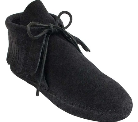 

Женские ботинки Minnetonka Classic Fringed Boot Softsole Black 38