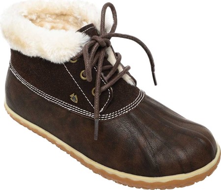

Женские ботинки Minnetonka Tega Duck Bootie Dark Brown Polyurethane/Fabric 41