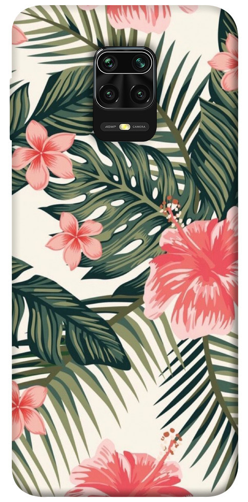 TPU чехол Tropic flowers для Xiaomi Redmi Note 9s / Note 9 Pro / Note 9 ...