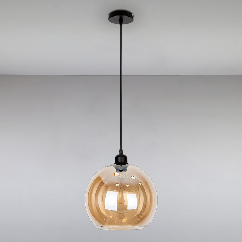 

Люстра подвесная Light House LS-15076-1 BR коричневая