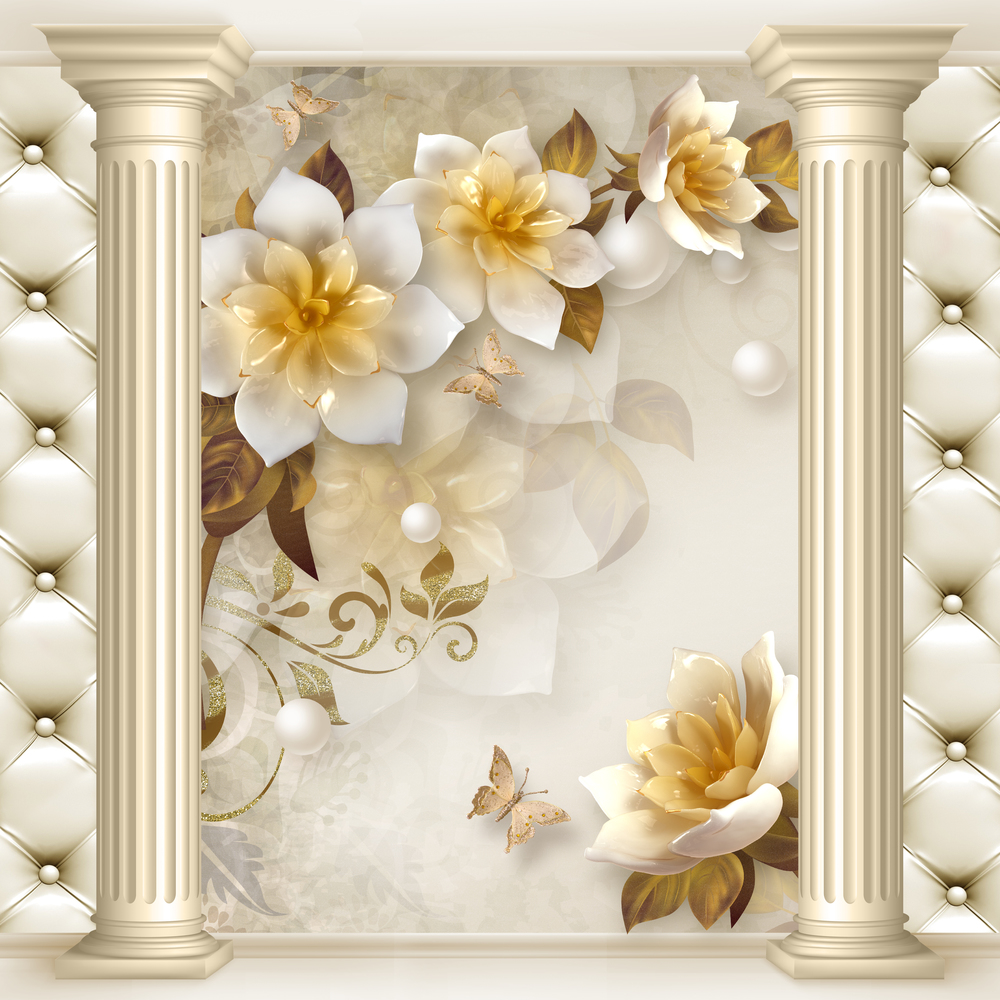 

Фотообои 3D '3Д Цветы' (5732) , Деко