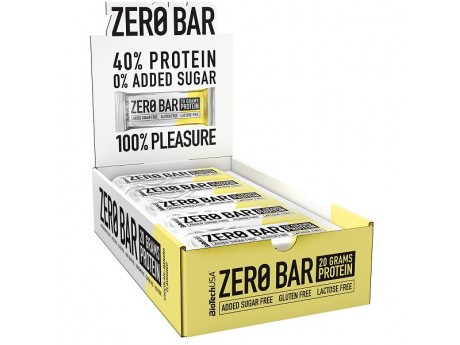 

Заменители питания BioTech USA Упаковка батончиков ZERO BAR 20 шт Вкус Банан