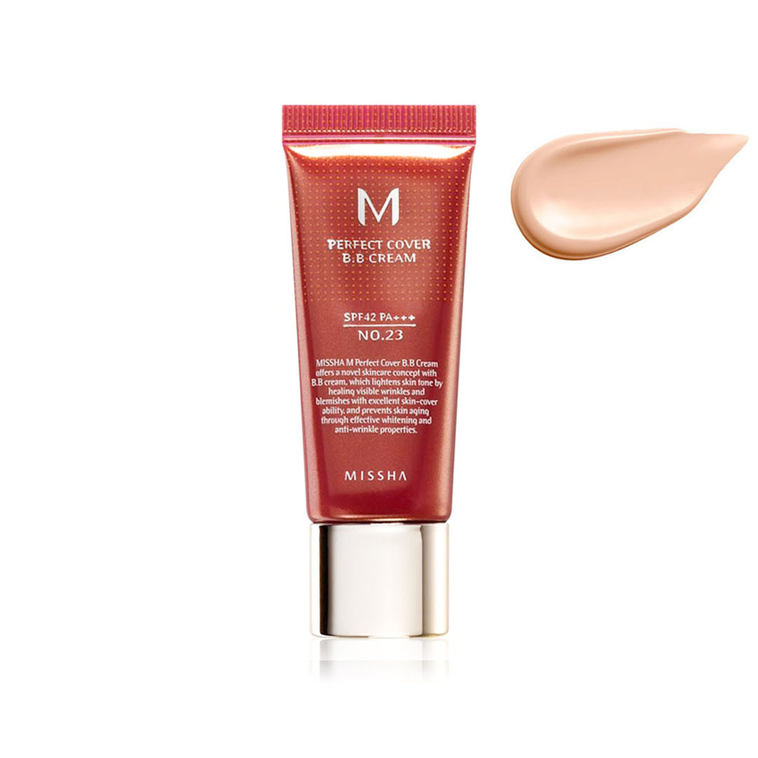 ВВ крем Missha M Perfect Cover BB Cream SPF 42/Pa+++ 23 тон (20 мл) від ...