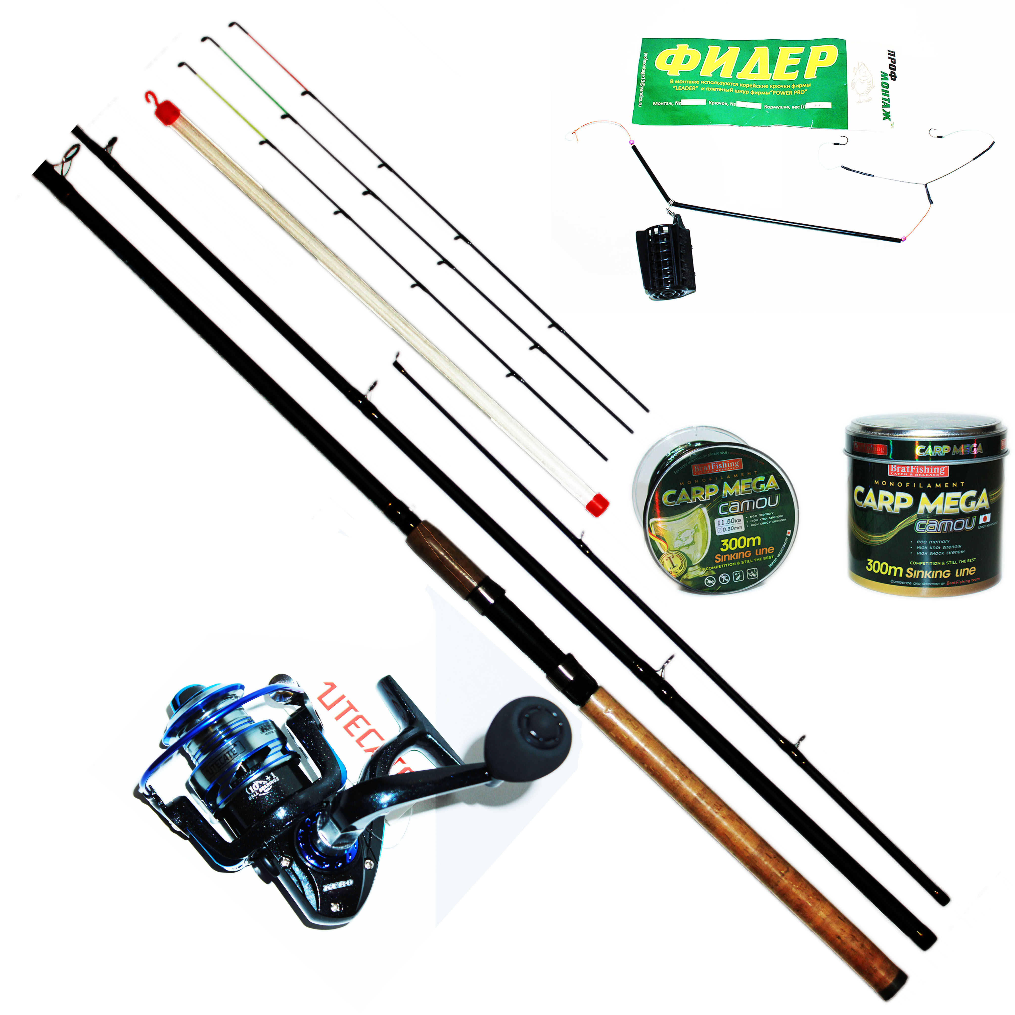 

Фидерный набор BratFishing Taipan 3.6 м.