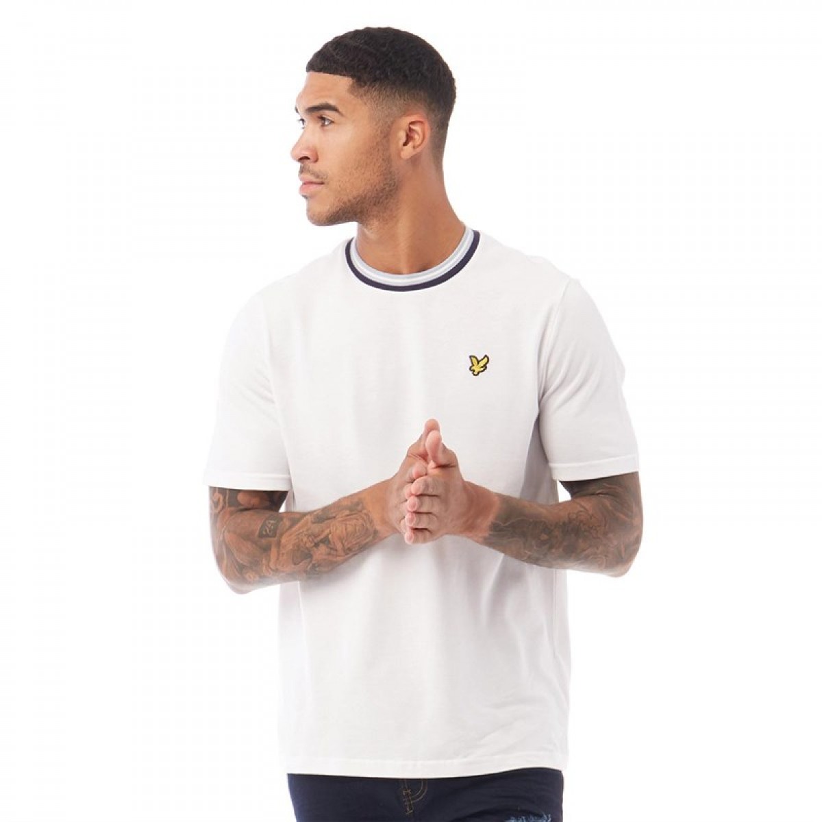 

Футболка Lyle And Scott Vintage Multi Rib 626 White White, XS (40)