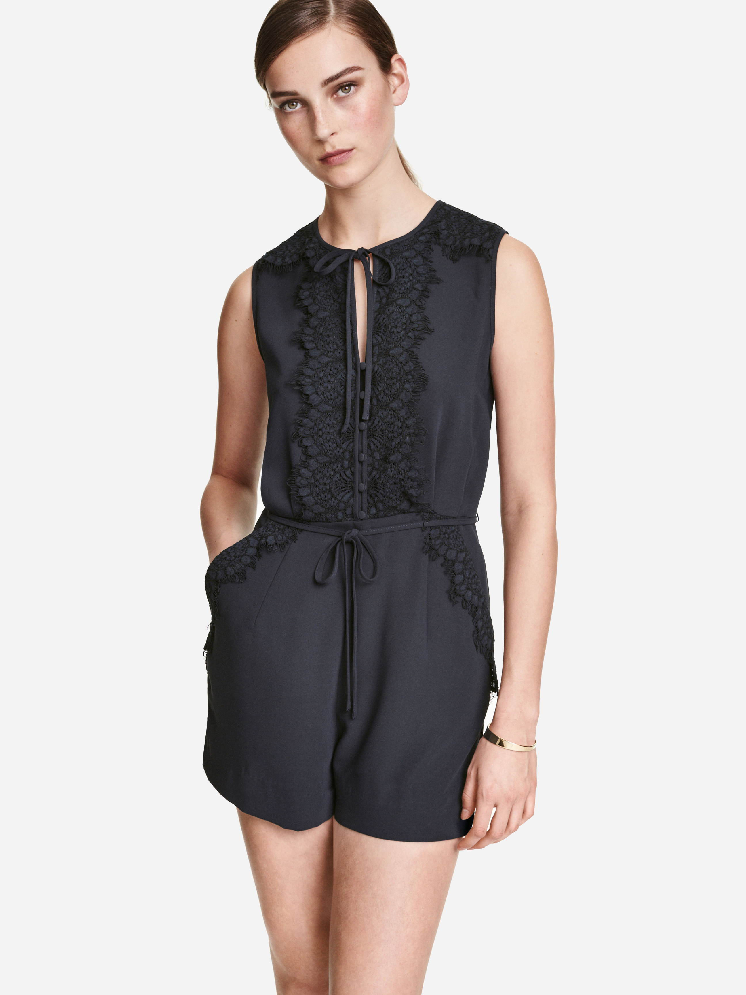 

Комбинезон H&M 3888443 32 Темно-синий