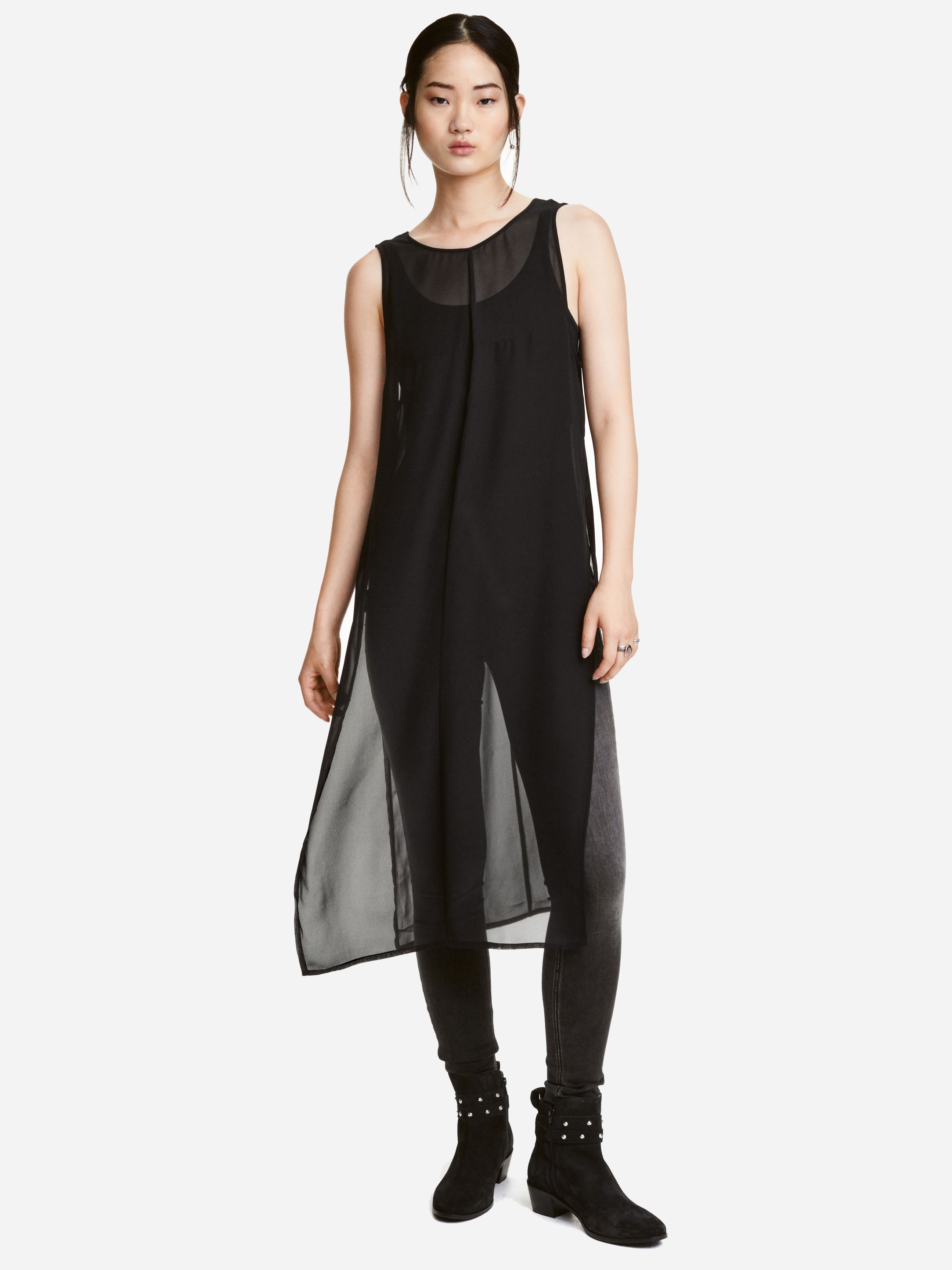 

Туника H&M 3938034 32 Черная