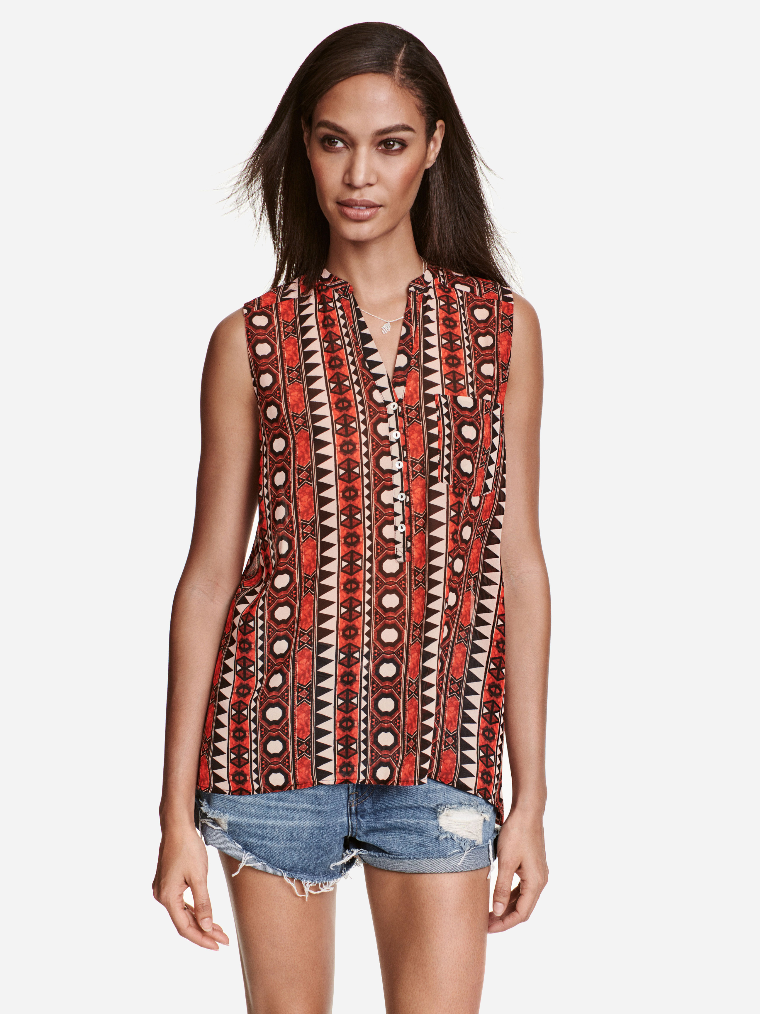 

Блузка H&M 3819763 32 Красная