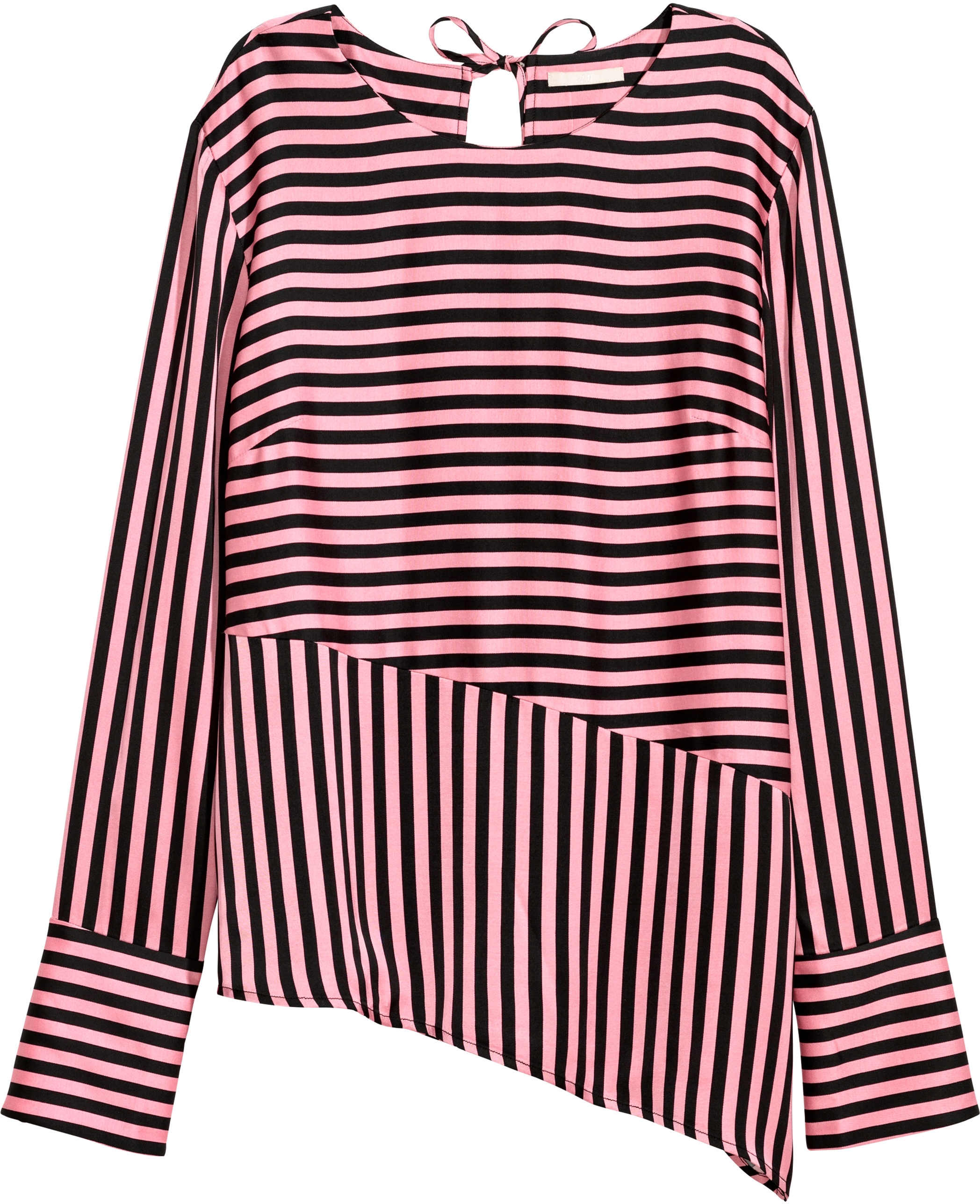 

Блузка H&M 5939616 32 Розовая с черным