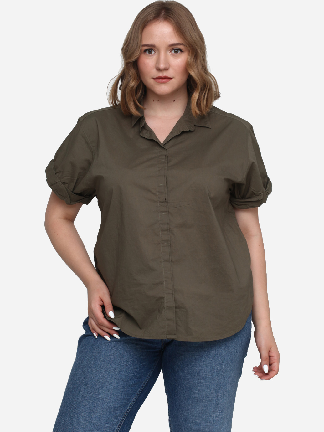 

Блузка H&M 4743755 40 Хаки