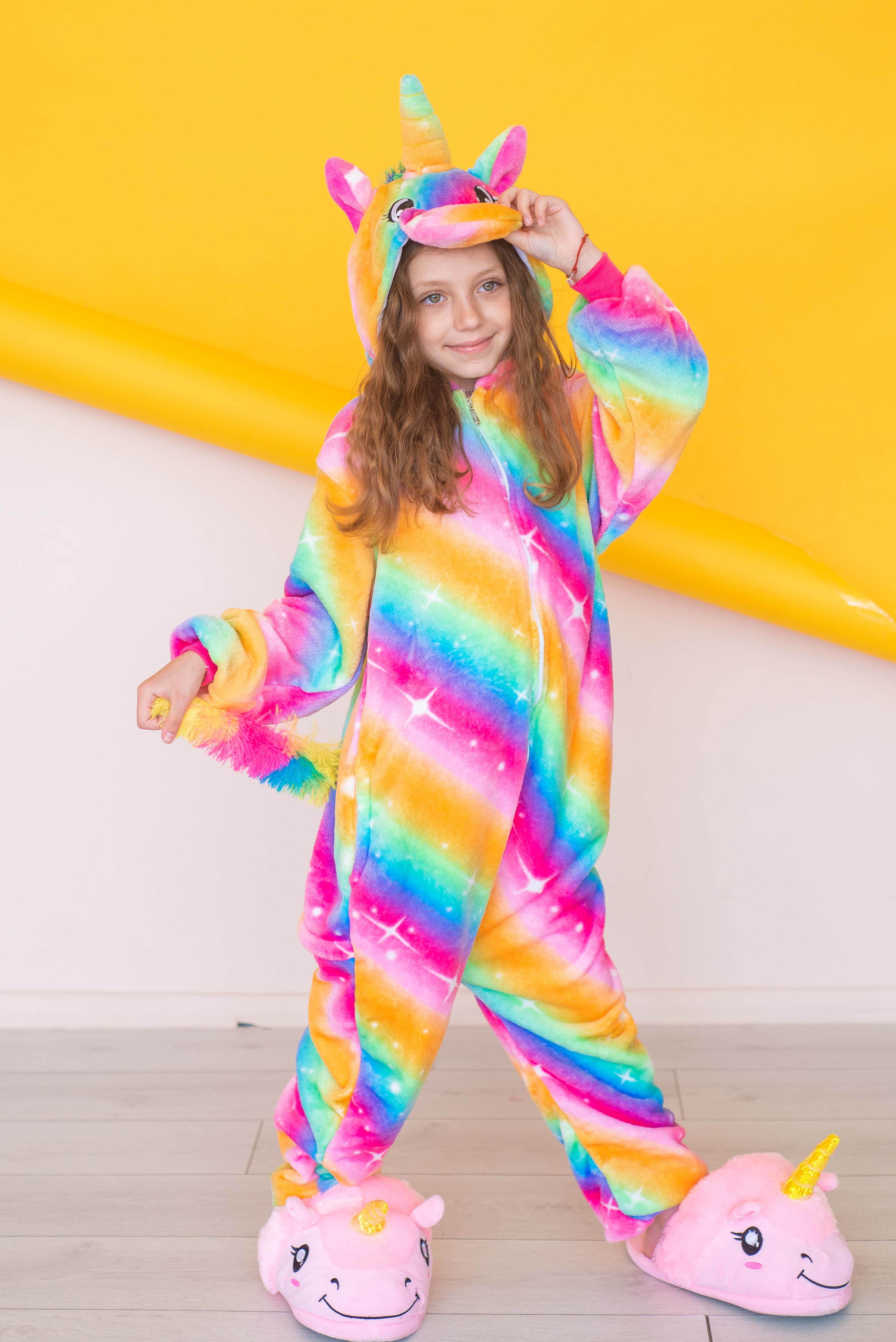 

Пижама Кигуруми детская BearWear Единорог Брайт (на молнии) S 105 - 115 см Разноцветный (K0W1-0074-S)