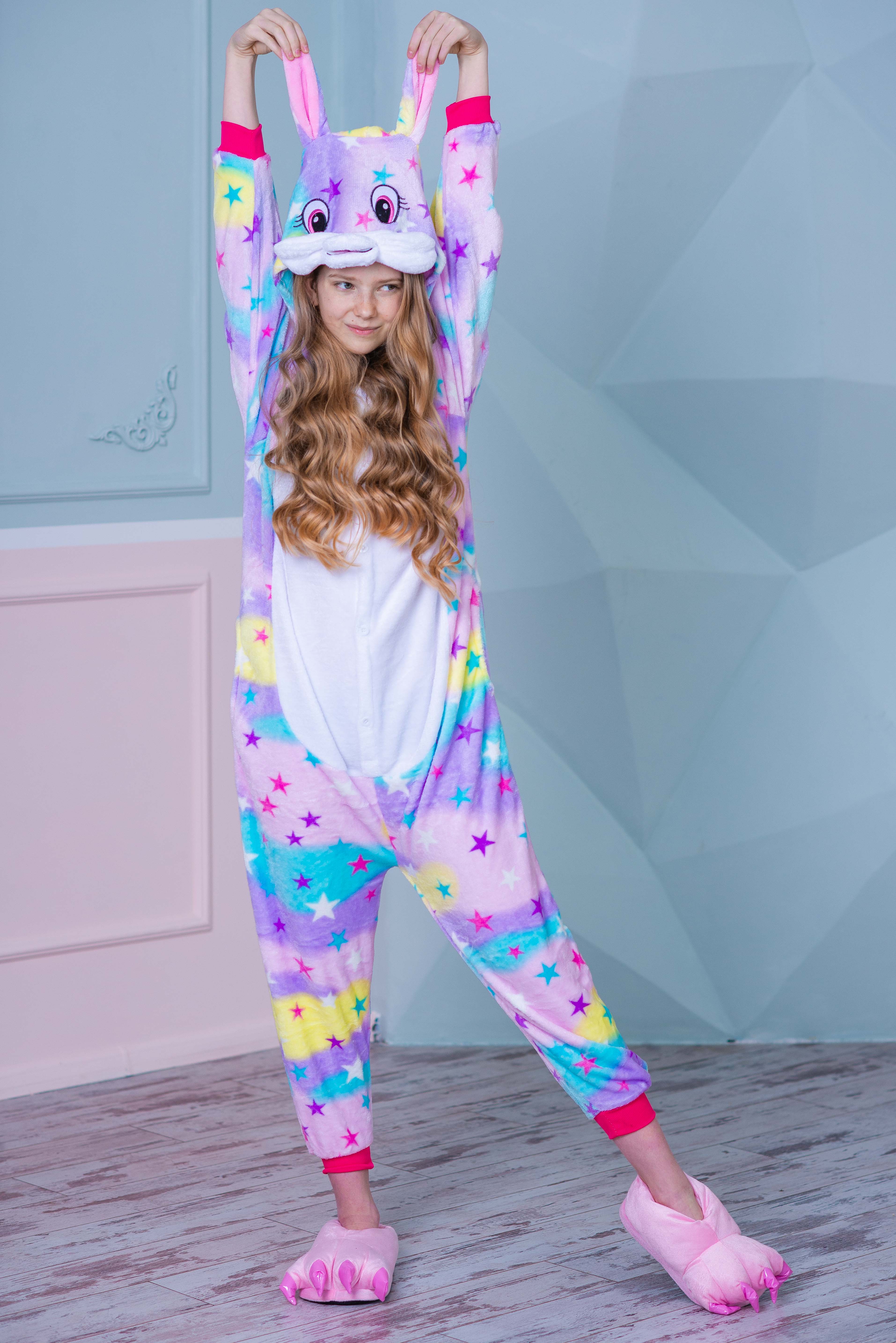 

Пижама Кигуруми взрослая BearWear Зайка Звездный  175 - 185 см Фиолетовый (K1W1-0163, Пижама Кигуруми взрослая BearWear Зайка Звездный XL 175 - 185 см Фиолетовый (K1W1-0163-XL)