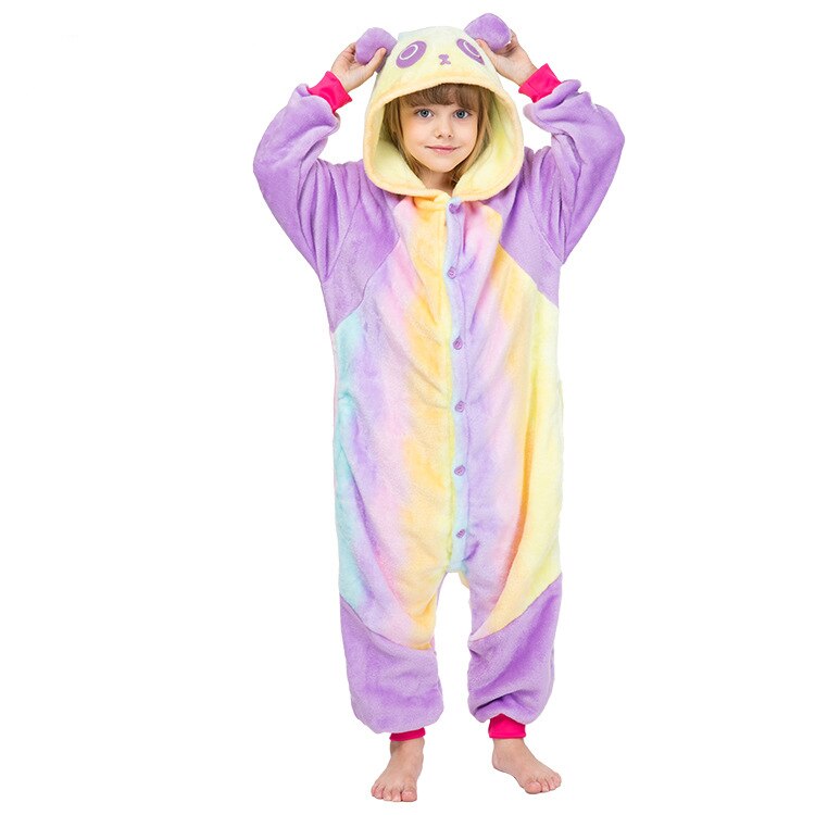 

Пижама Кигуруми детская BearWear Панда Радуга S 105 - 115 см Разноцветный (K0W1-0110-S)