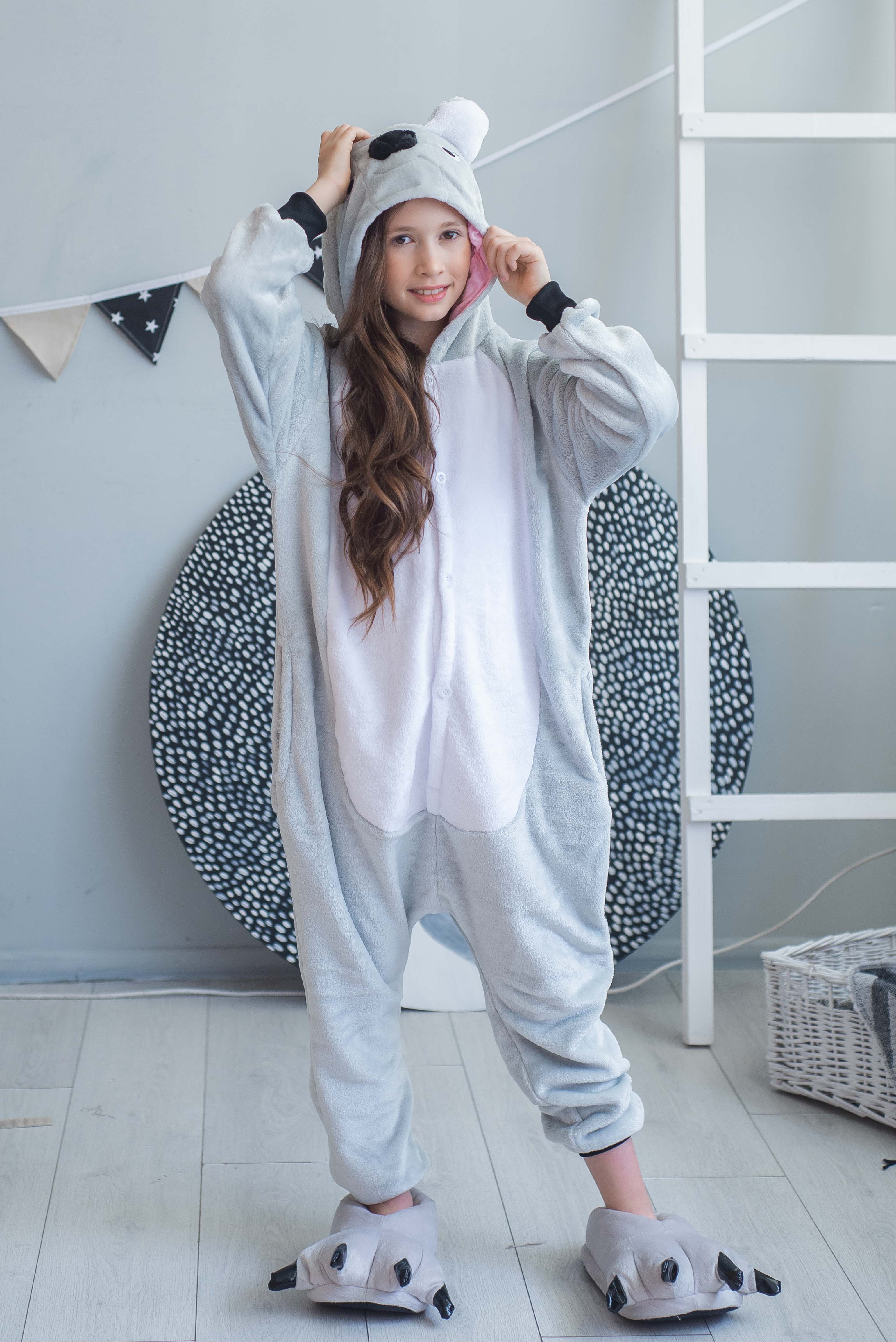 

Пижама Кигуруми детская BearWear Коала серая (с розовой подкладкой) S 105 - 115 см Серый (K0W1-0031-S)