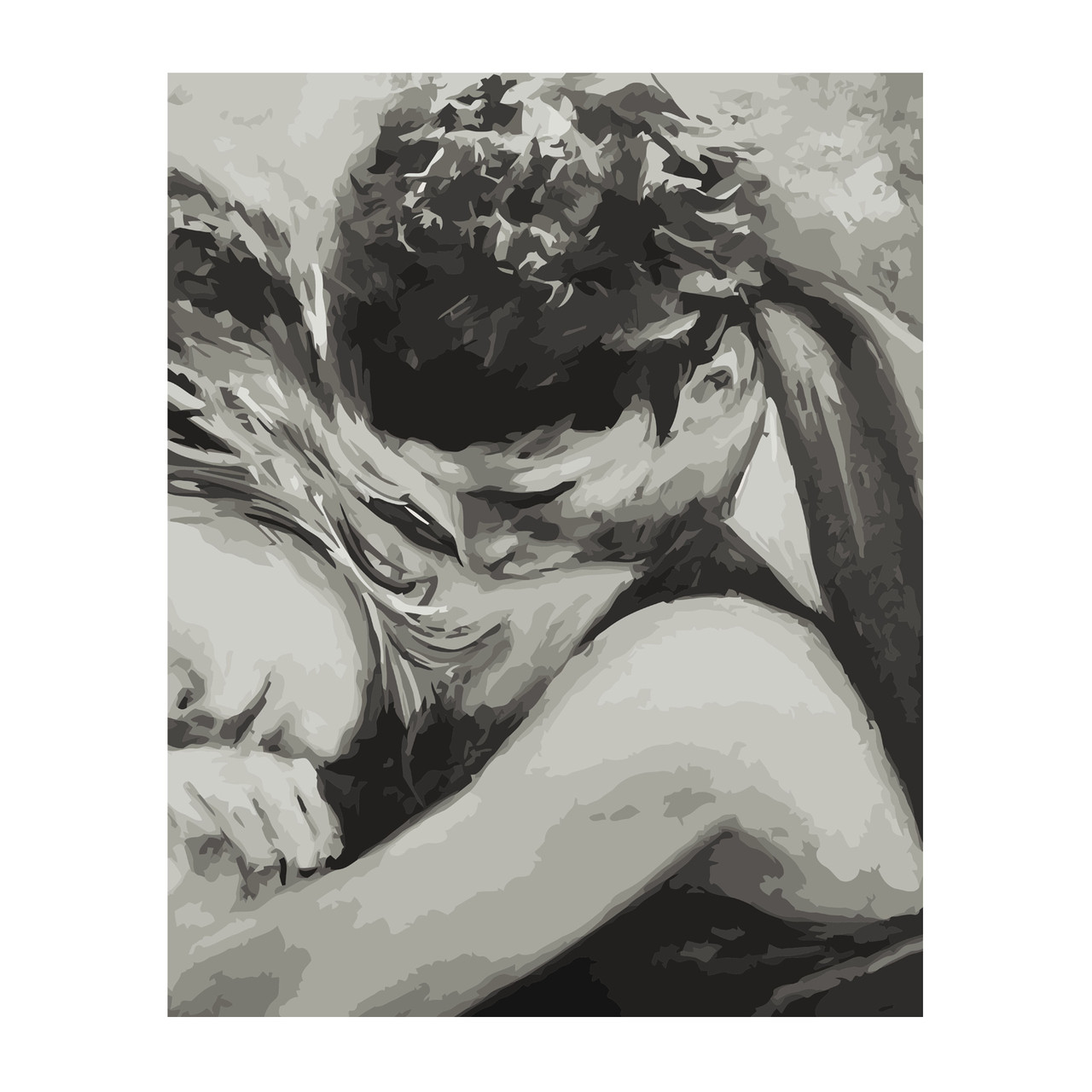 Картина по номерам Влюбленные Ч/Б 40х50 см VA-3015 – фото, отзывы ...