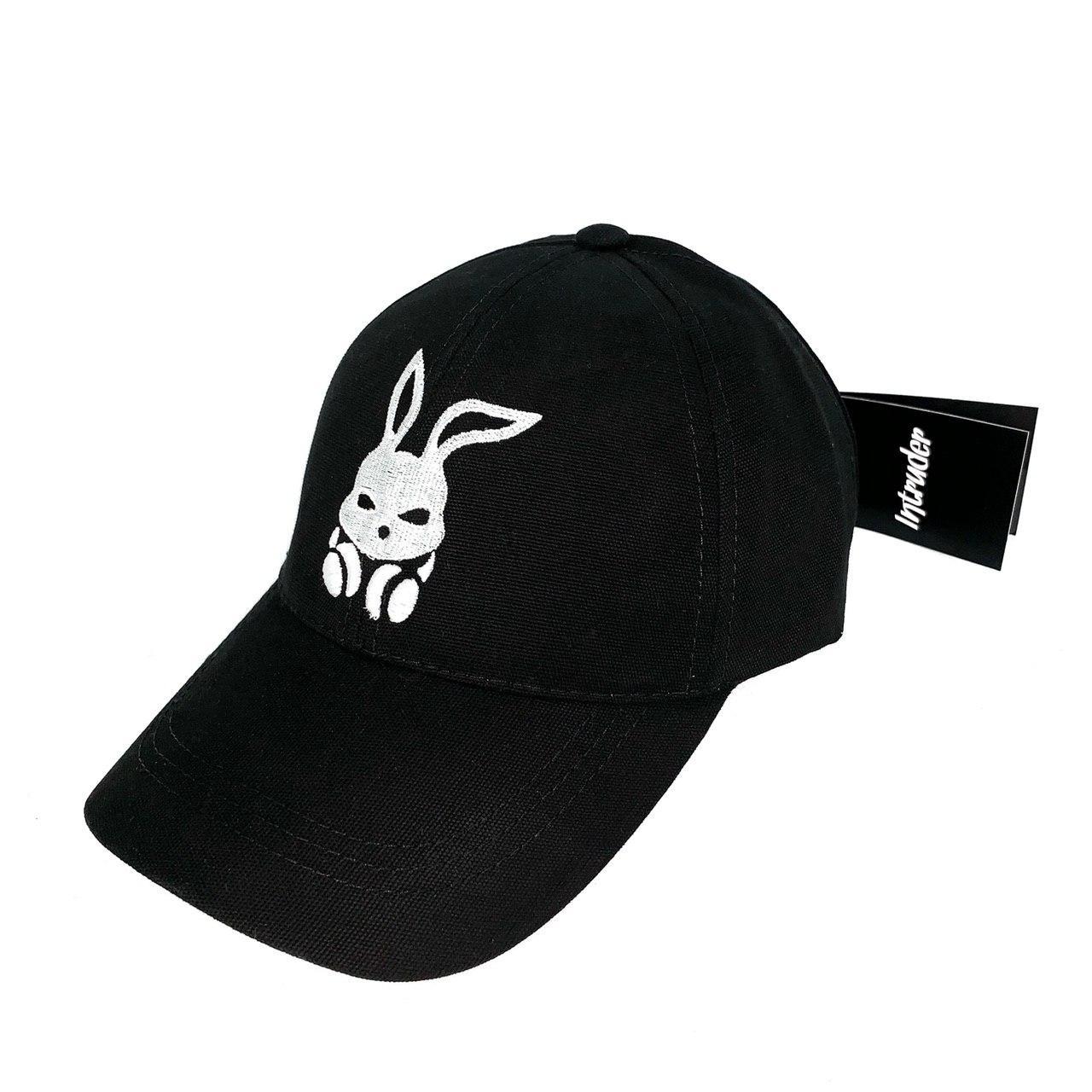 

Кепка мужская | женская Intruder bunny logo черная